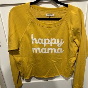 Grayson Threads Yellow Cropped Sweater